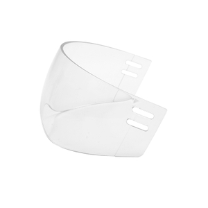 Visera de hockey sobre hielo antivaho transparente anticuada