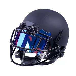 Visera de fútbol americano universal cromada de cara completa